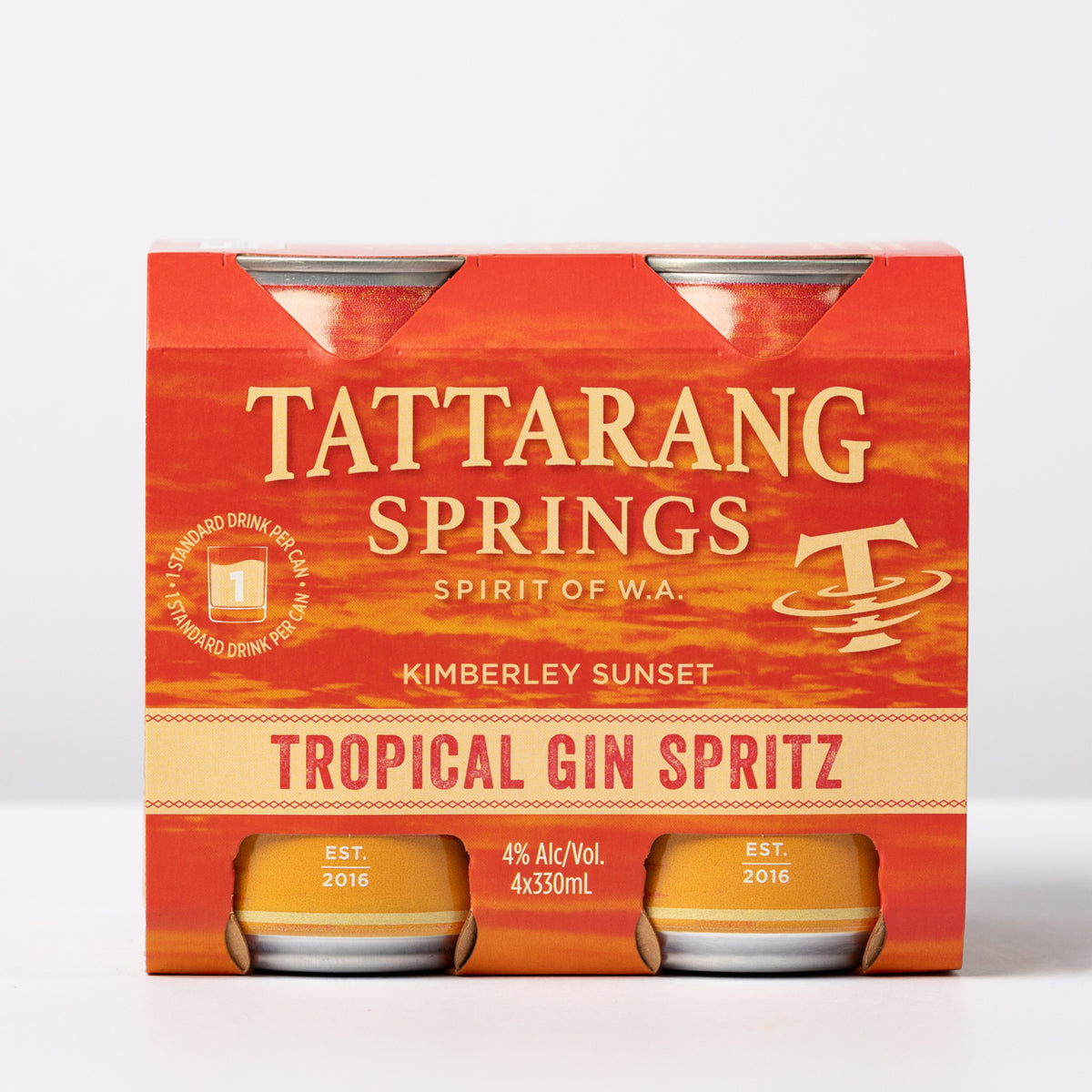 Tropical Gin Spritz 4x4x330ml