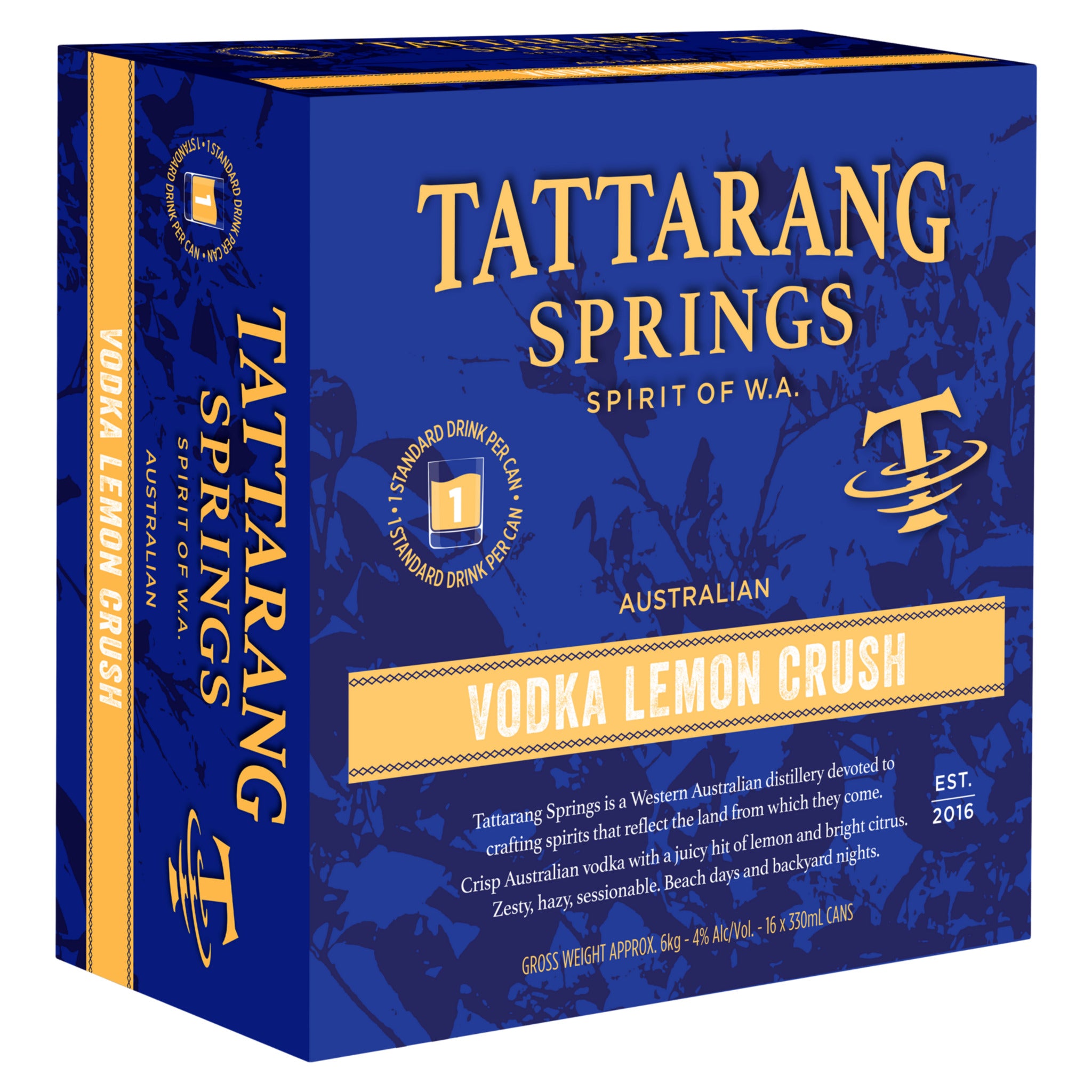 Vodka Lemon Crush 4x4x330ml
