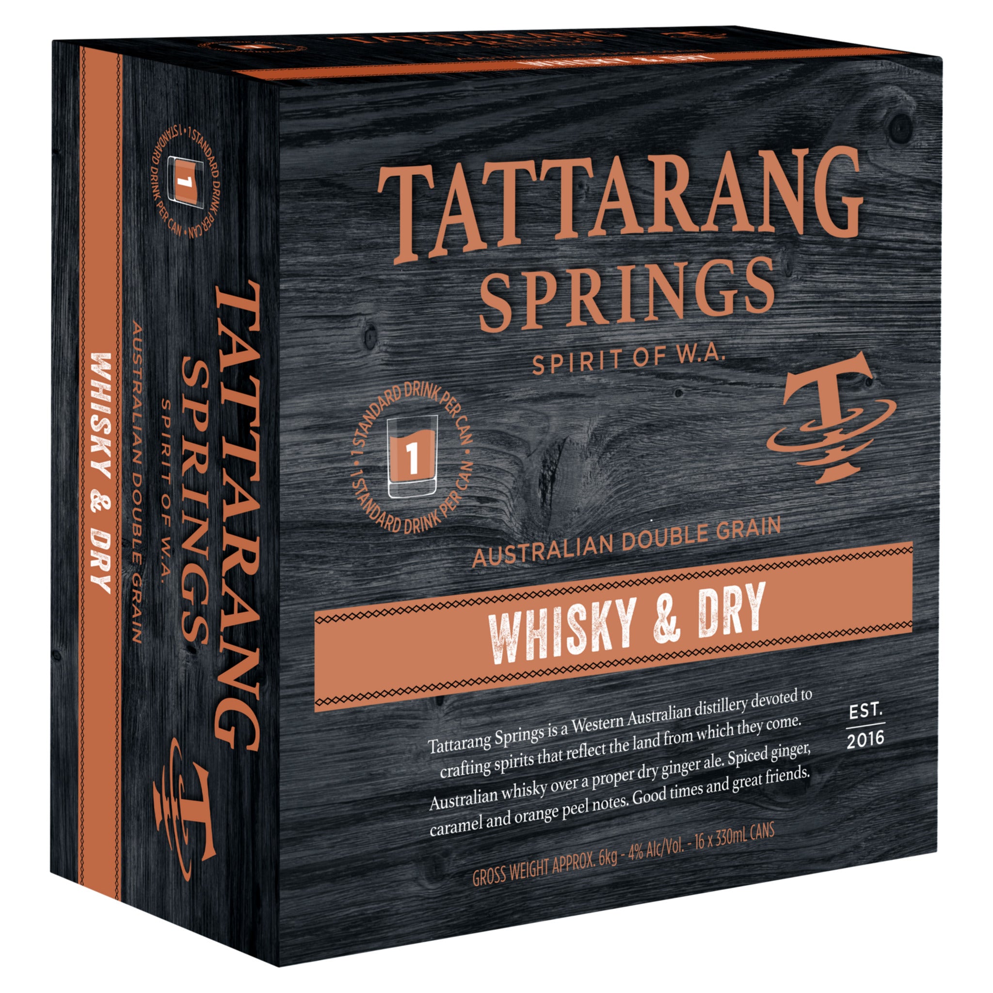 Whisky & Dry 4x4x330ml