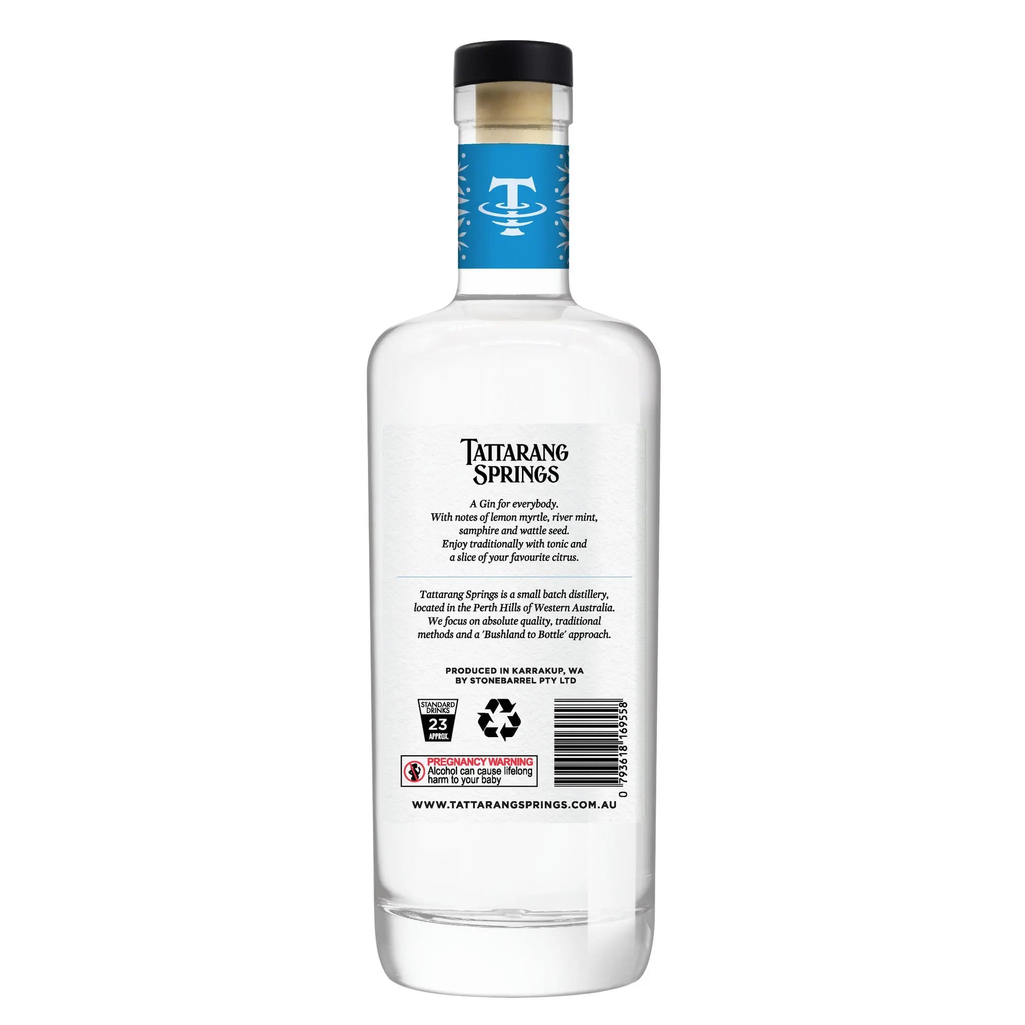 Australian Dry Gin 700ml - Tattarang Springs 