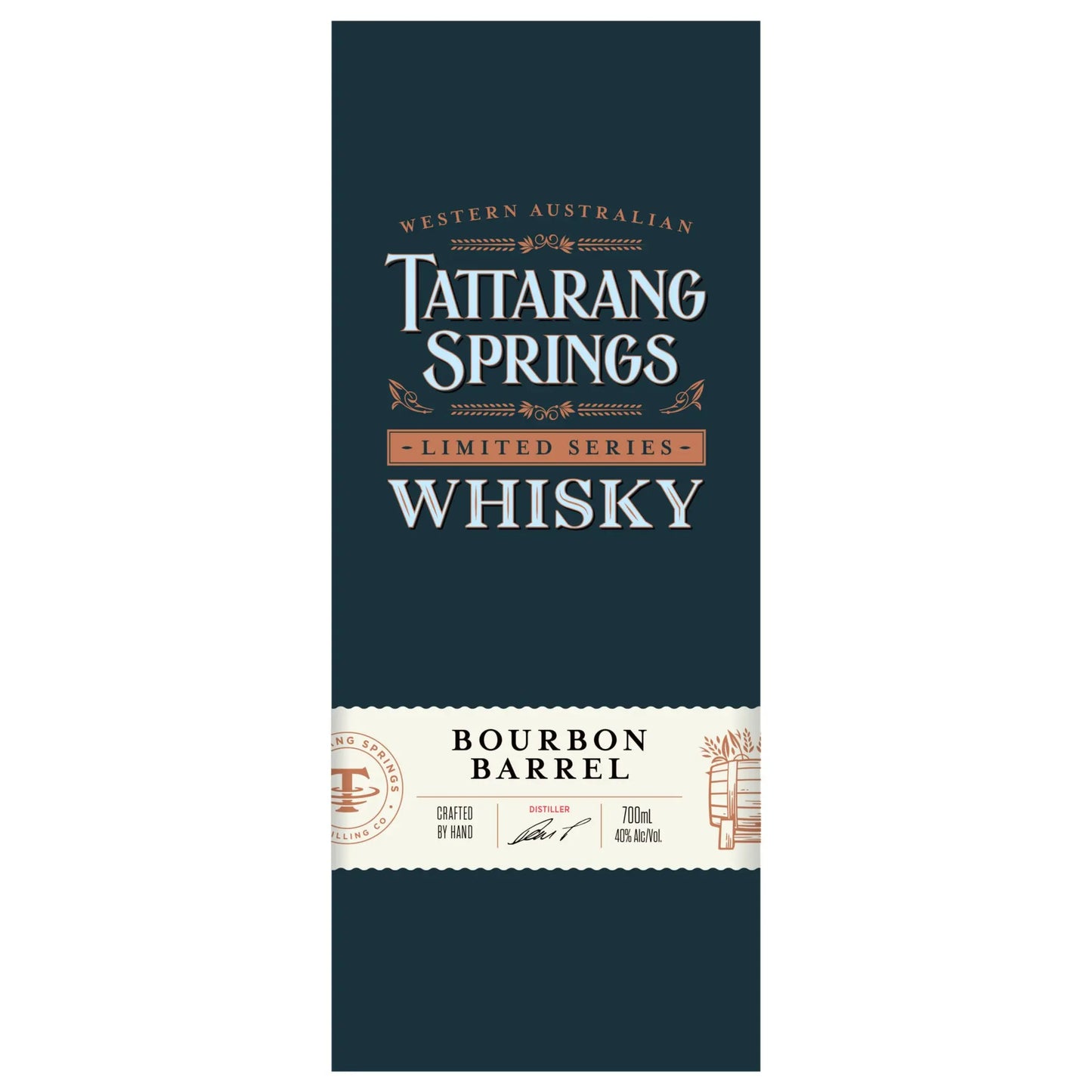 Bourbon Barrel Whisky 700ml - Tattarang Springs 