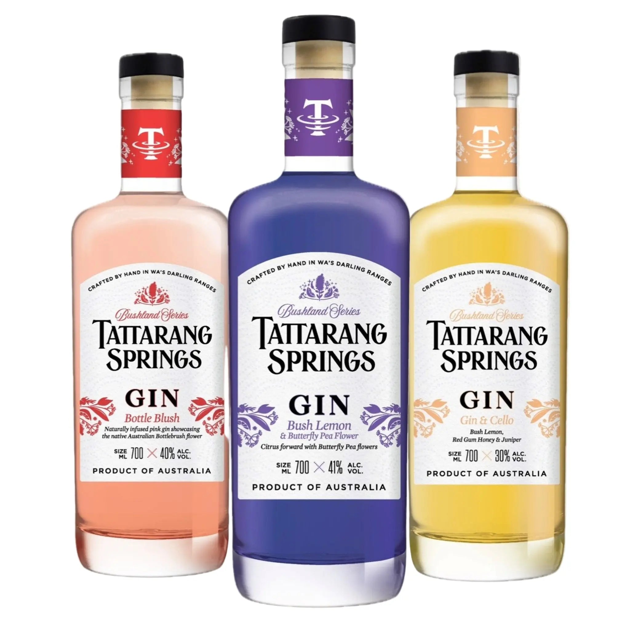 Mixed Coloured Gin 3pk - Tattarang Springs 