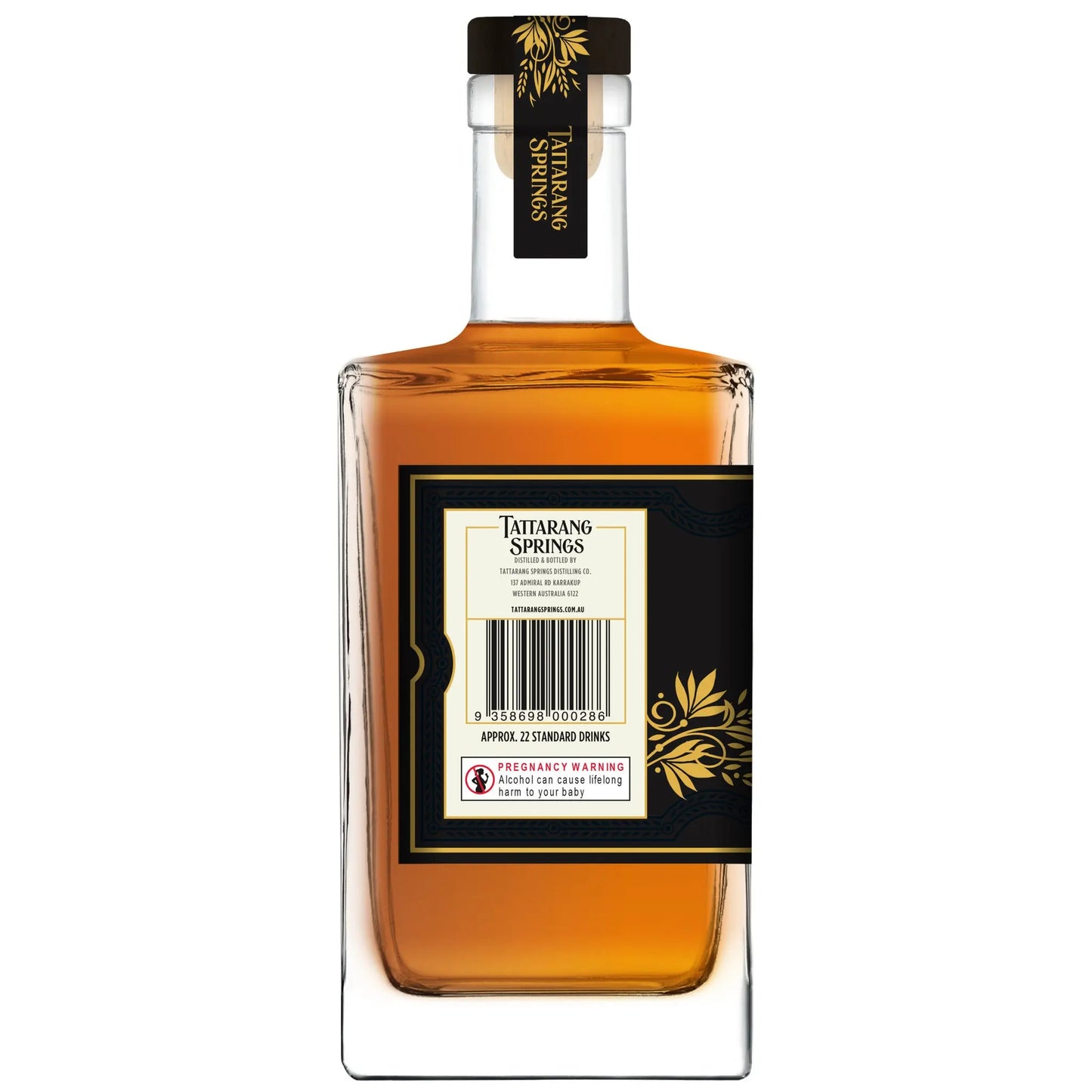 Tequila Cask Whisky 700ml - Tattarang Springs 